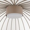 Beżowa lampa wisząca ażurowa druciana owalna minimalistyczna loftowa uniwersalna klasyczna SPHERA L 11303 TK-LIGHTING